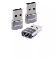 Intenso USB-C į USB-A adapteris 7600013 Juodas