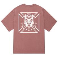 Khan 6312 Ktpp0114 Pitbull Pigment Short Sleeve T-Shirt - Pink Pink/Xl
