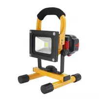 Synergy 21 LED AKKU Construction Spotlight 10W Geltona/Šalta Balta Slankiklis