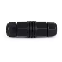 MIBOXER SYS Series Power Input Cable 20cm 18AWG 2-Pin Connector to Bare Wire for LED Strip