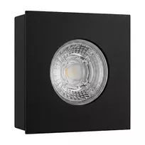 SYNERGY21 Synergy 21 LED Įleidžiamas Lubinis Prožektorius Helios Juodas, Kvadratinis, Paviršinio Montavimo Rėmelis