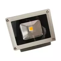 SYNERGY21 LED lauko prožektorius 10W pilkas korpusas šilta balta šviesa V2