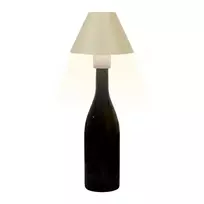 SYNERGY21 Synergy 21 LED stalinė lempa su įkraunama baterija, skirta buteliams, lauko naudojimui, IP54, liečiamas jungiklis, reguliuojamas ryškumas, geltona