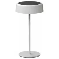 SYNERGY21 LED stalinė lempa SOLAR/Įkraunama baterija, Lauko IP54, Liečiamas jungiklis su reguliavimu, Balta (S21-LED-JT240020)
