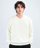 Johnny West Cover V-Neck Knit (Cream) 48