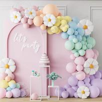 141vnt Daisy balionas girliandos arka Macaron saldainių spalvotas balionas mergaičių princesės gimtadienio vakarėlio vestuvių dekoras kūdikių dušas as the picture