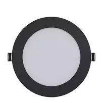 SYNERGY21 LED Ultra Slim LED Panel Light V6 9W Dual White (CCT) Black 24V
