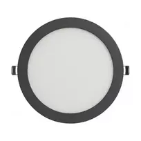 SYNERGY21 LED Ultra Slim Panel Light V6 24W Dual White (CCT) Black 24V