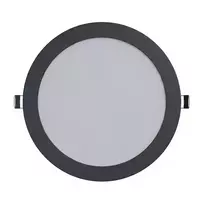 SYNERGY21 LED Ultra Slim LED Panel Light V6 12W SWW/WW/NW (3CCT) Black 24V