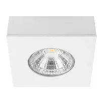 SYNERGY21 Helios LED įleidžiamas lubinis šviestuvas kvadratinis baltas su paviršinio montavimo rėmeliu (S21-LED-ME016)