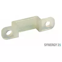 SYNERGY21 LED lanksčios juostos silikoniniai tvirtinimo spaustukai, 10 vnt., 10mm