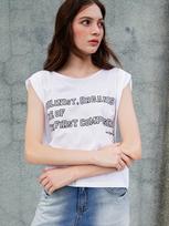 Sorry, Too Much Love Elgars Jobs Cotton Sleeveless Tee_White White
