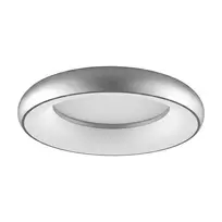 SYNERGY21 LED Apvalus Lubinis Šviestuvas Donut Šilta Balta Sidabrinė 35W