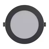 SYNERGY21 LED Ultra Slim Panel Light V6 9W SWW/WW/NW (3CCT) Black 24V