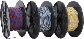 EFB-Elektronik YV montavimo kabelis 2x0.6/1.1 mm baltas/žalias 100 m ritė