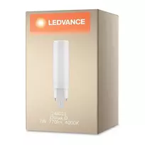 OSRAM DULUX D/E18 HF V 7W 840 G24Q-2 LED Retrofit Lemputė, 770 lm, 4000K, Šalta Balta, G24q-2 Cokolis, Nedimsuojama