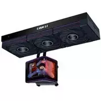Lian Li HydroShift II OLED Curved 360 UNI FAN P28 AiO vandens aušinimas, 360 mm, OLED ekranas, P28 ventiliatoriai - Juoda
