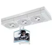 Lian Li HydroShift II OLED Curved 360 UNI FAN P28 AIO Liquid Cooler, 360 mm, OLED Display, P28 Fans - White