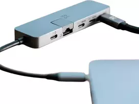 XtremeMac Max Pro USB-C Multiport Hub 5 Ports 100W PD Gigabit LAN Space Gray