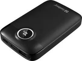 SANDBERG Powerbank 5000 mAh 20W Fast Charge USB-C PD QC 3.0 Black