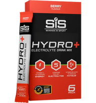 SIS Hydro+ Electrolyte Drink Mix Sticks, Berry, 6x4,5g