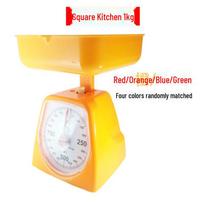 Kitchen Spring Scale Set: 10kg Dial, 5kg Plate, 3kg Mechanical Pointer Scale Square 1kg Random color