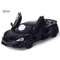 1/32 Diecast McLaren 600LT Sports Car Model Toy Alloy Simulation Sound Light Pull Back Supercar Toys Vehicle for Gift juoda