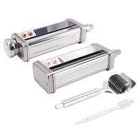 Pasta Maker Attachment Stainless Steel 8 Gears Thickness Pasta Maker Sheet Roller Cutter for Stand