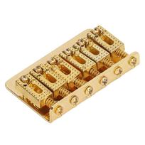 Elektrinės gitaros tiltelis 6 stygos 65mm Blizgus metalinis fiksuotas tiltelis Pakeitimas Auksinis auksas