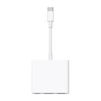 USB-C į HDMI adapteris - LESHP - Suderinamas su Apple Naujuoju Macbook - USB 3.0 - Daugiaportis skaitmeninis AV - Baltas