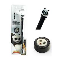 Kung Fu Panda Figūrėlė Vaikų Minkštų Šerių Dantų Šepetėlis+Magnetinis Laikiklis Rinkinys