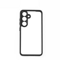 For Samsung Galaxy S25 Ultra S23 Plus S24 FE Transparent Phone Case For Galaxy A17 A07 A06 A16 A26 A36 A56 A55 A54 A35 A15 A25 Galaxy S25 juoda
