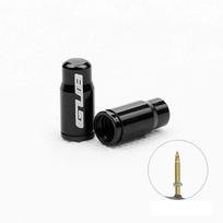 Vacuum Bicycle Accessories Law Mouth Schrader/Presta Aluminum Bicycle Tire Valve Cap Bike Tire Caps Golden-for Presta