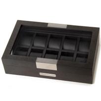 Royal Hausen Wooden Watch Storage Case for 10 Watches juoda