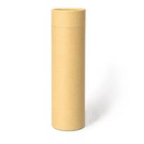 Madingos įvairių dydžių pakuočių dėžutės Amatai Kraft popieriaus apvalus vamzdelis Cilindrinis kartoninis pakuotės buteliukas draugystei 4.2x12cm beige