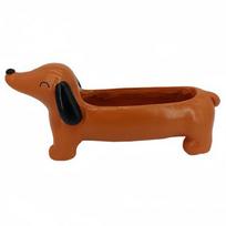 Dachshund Flower Pot Flower Planter Resin Succulent Flower Planter Cute Dog Pot Planter Aesthetic for Flowers & Small Plants China Mainland