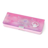 Sanrio My Melody Pencil Opening Holds 6 Includes Mini Sharpener and Name 264962 Double-Sided Case, Double-Sided Type, Pencils, Space,