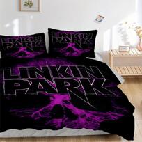3pcs Linkin Park Bedding Set. Soft and Comfortable with No Core Included (1x Duvet Cover + 2x Pillow Covers) yy251031093 135x200cm
