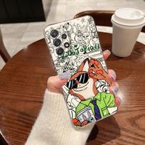 Clear Case For Samsung Galaxy A57 A37 A56 5G A36 Cases A55 A54 A35 A26 A07 A17 A16 A06 A34 A15 Shockproof Cover Disney Zootopia Galaxy A06 4G