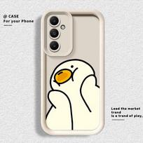 Case for Samsung Galaxy A71 A72 A34 A23 A35 A36 A15 A16 A12 A13 A56 A53 A54 A51 A73 A26 A32 Phone Cover Cute Thumbs Up Duck Galaxy A33 5G