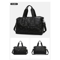 Large-capacity travel bag, short-distance leisure sports and fitness bag, dry and wet separation yoga bag, crossbody commuter bag 48*26*35 auksas