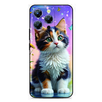 Picture Kitten Phone Case For TCL NxtPaper 70 Pro K70 Power 4G 605 50 XE 40 XL 20 30 60 SE 60R 5G 40R 505 501 408 406 403 Cover TCL 501