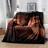 3D Print Titanic Movie Poster Blanket,Soft Throw Blanket for Home Bedroom Bed Sofa Picnic Travel Office Rest Cover Blanket Kids 75x90cm