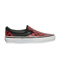 Vans Classic Slip-On 98 Vibram Leather Checkerboard - Black Racing Red Men Sneakers VN000DCMBRR 42.5 black