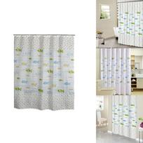 200x200cm Vonios užuolaida Dušo užuolaida Ypač plati ir ilga Vandeniui atspari PEVA su kabliukais Vonios aksesuarai W60H190(CM)-1 Pcs white