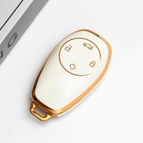 4 buttons Fashion TPU Auto Car Key Cover Case Keyless Protector Accessories for Leapmotor T03 S01 C11 Shell Fob Holder gold edge key cover balta