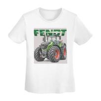 Fendt GerUnisex Tractors TShirt Women Short Sleeve T Shirts Crew Neck Clothing Cotton Summer Tees Streetwear S