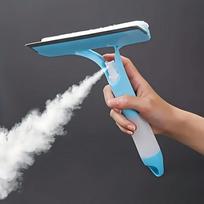 3-in-1 Spray Window Cleaner Squeegee Wipe with Microfiber Scrubber Glass Cleaning Kit 1 piece pack mėlyna