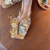 1 Pair Simulation Coloful Thai Fairy Butterfly Flower Shoe Buckles Butterfly Orchid Phalaenopsis Shoe Flower Sandals