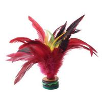 Shuttlecock Stable Base Anti-drop Fadeless 20cm Chinese Shedding Colorful Feathers Kick-resistant No Shuttlecock for Student
